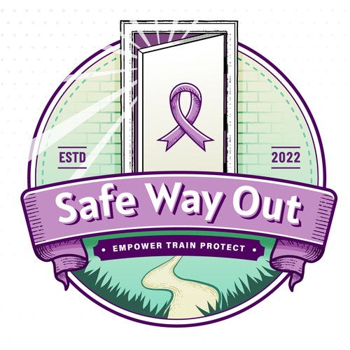 Ribbon brand with the title 'Safe Way Out'