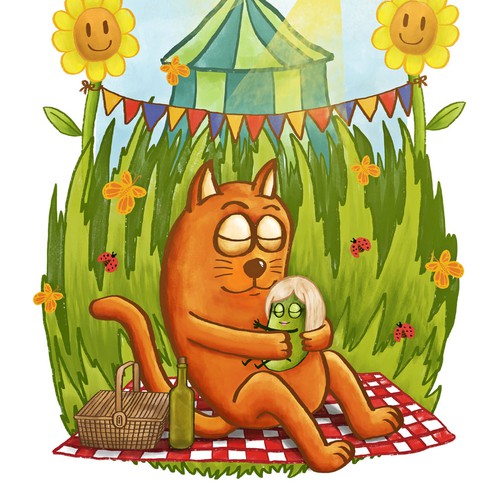 Proposal design with the title 'illustration for festival proposal!'