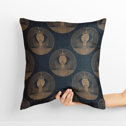 Textile design with the title 'Textile Design Pattern'