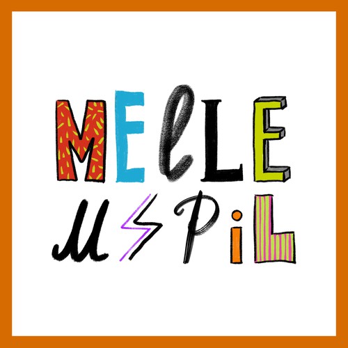 Multicolor design with the title 'Cover for music production '