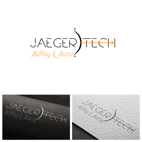 Archery design with the title 'Logo archer'