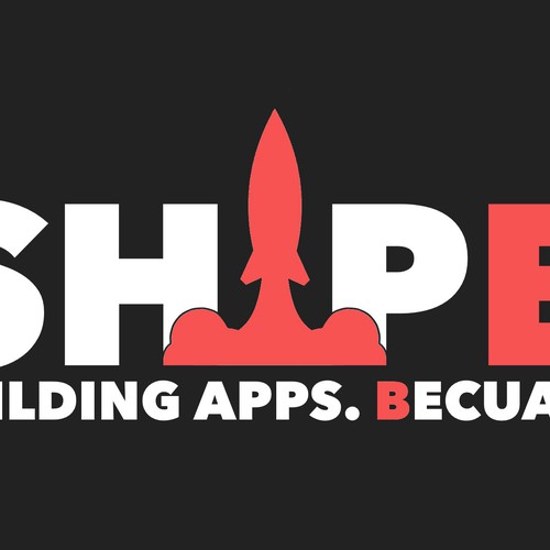 Spaceship logo with the title 'Ship B'