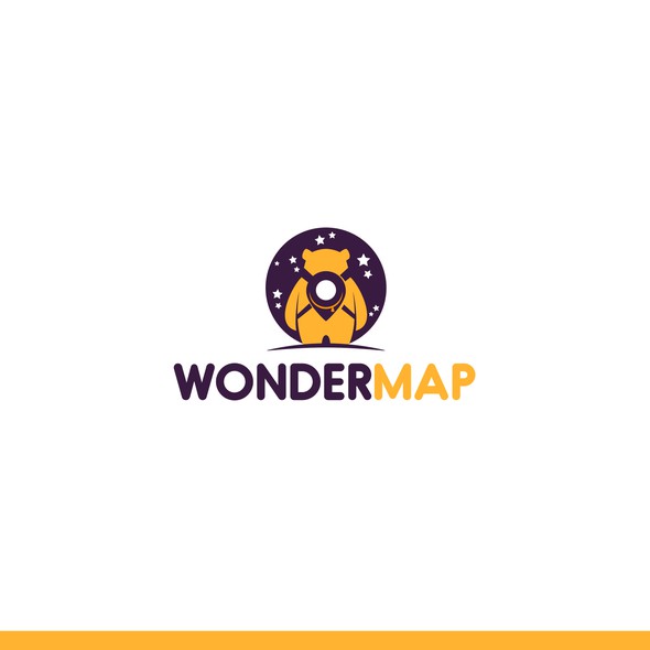 Wonder logo with the title 'Logo design'