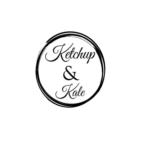 Ketchup logo with the title 'Ketchup & Kale Logo'