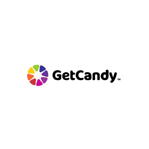 Rainbow design with the title 'GetCandy'