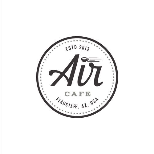 Class logo with the title 'Logo for Air cafe'