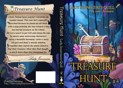 Art book cover with the title 'TREASURE HUNT'