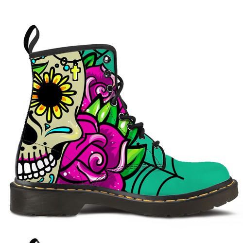 Sugar skull design with the title 'Sugar Skulls'