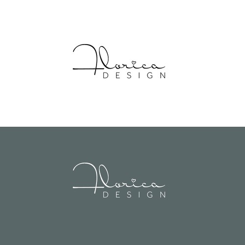 Personal logo with the title 'Fashion Designer logo'
