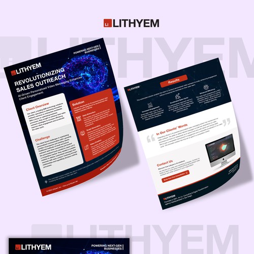 White paper design with the title 'Case Study'