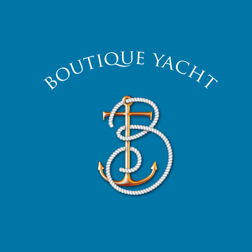Yacht club design with the title 'Boutique Yacht'