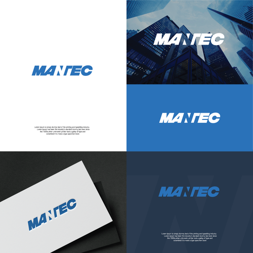 Versatile design with the title 'Logo for MANTEC company'