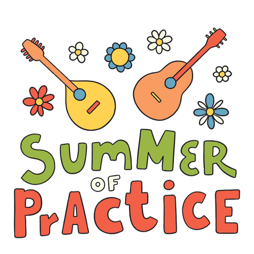 Guitar artwork with the title 'Lettering'