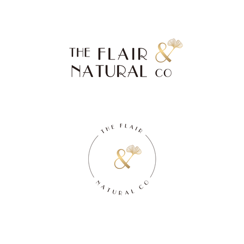 Natural product logo with the title 'The Flair & Natural Co'