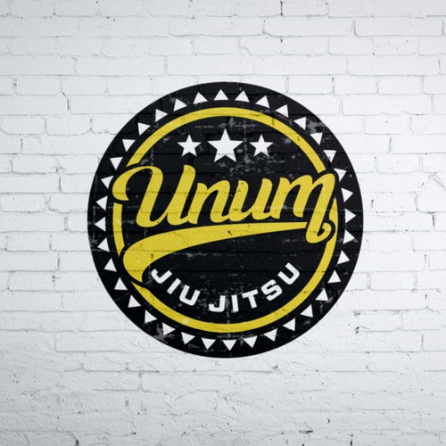 Jiu-jitsu design with the title 'Winner of Unum Jiu Jitsu Contest'