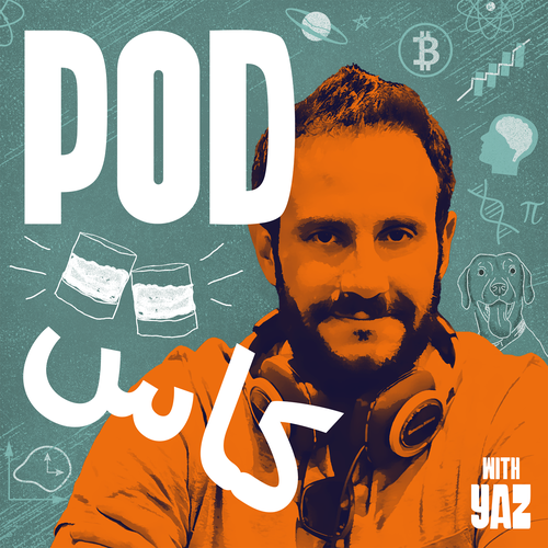 Photo editing design with the title 'Podcast cover design'