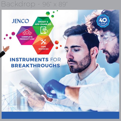 Backdrop design with the title 'Backdrop for Jenco'