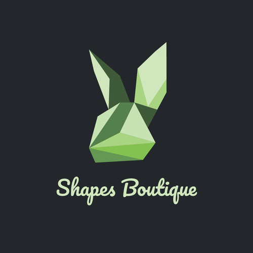 Hare design with the title 'Shapes Boutique'