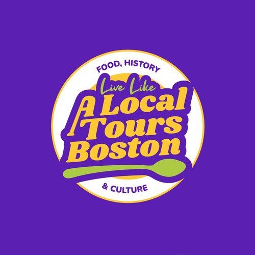 Merchandise logo with the title 'Local Merch. Logo Design'