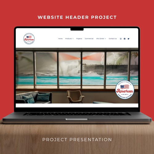 Header design with the title 'Image Manipulation for Website Headers'