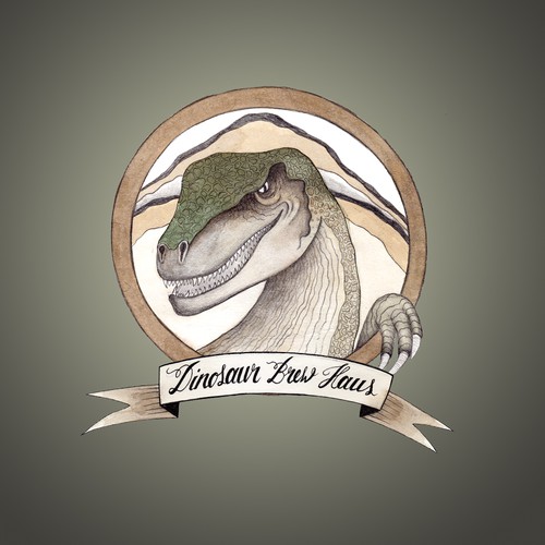 Ink artwork with the title 'Restaurant Logo'