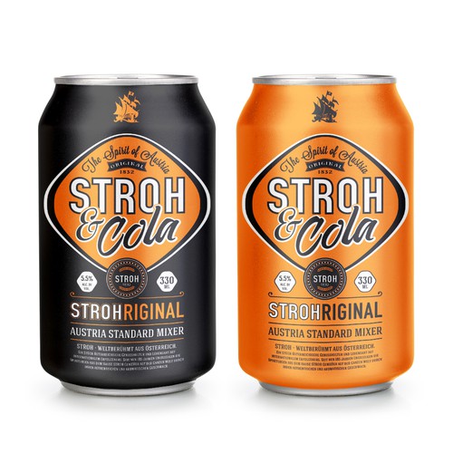 Cocktail packaging with the title 'Coctail can design'