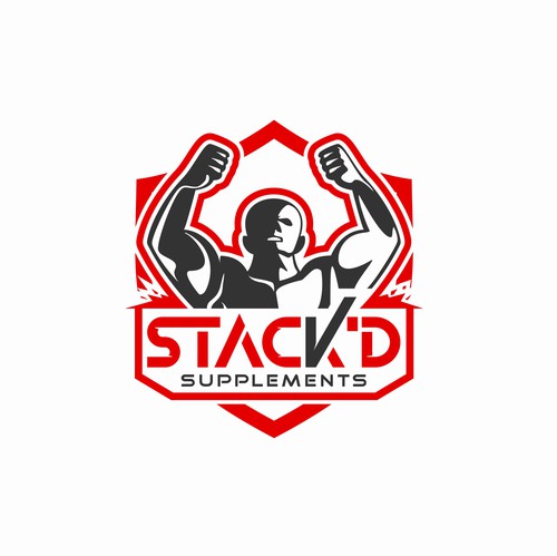 Male design with the title 'Unused logo for supplement companies.'