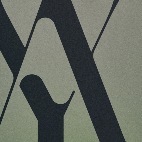 Black and green logo with the title 'YA Monogram'