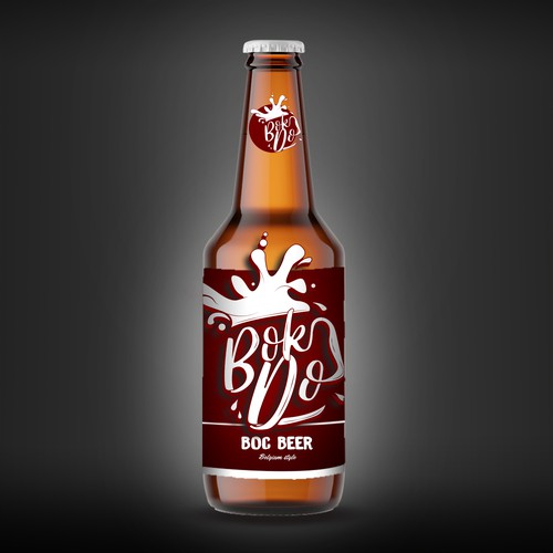 Parcel logo with the title 'Packaging bottle design.'