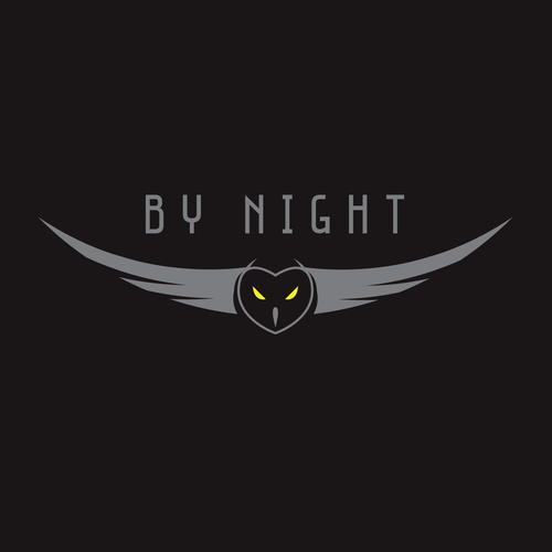 Airline and flight logo with the title 'By Night'