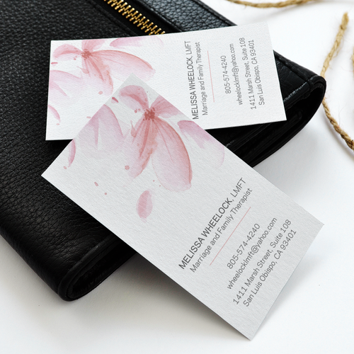 Therapeutic design with the title 'Business Card for Family Therapist'