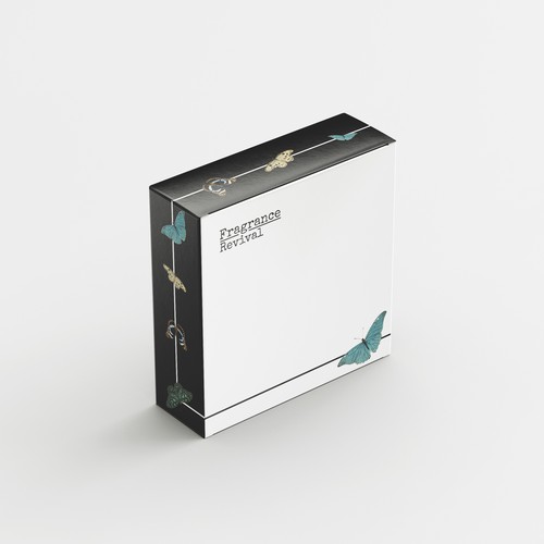 Element design with the title 'Perfume packaging; box'