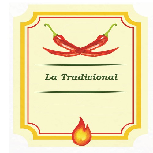Spicy logo with the title 'La Tradicional spicy food'