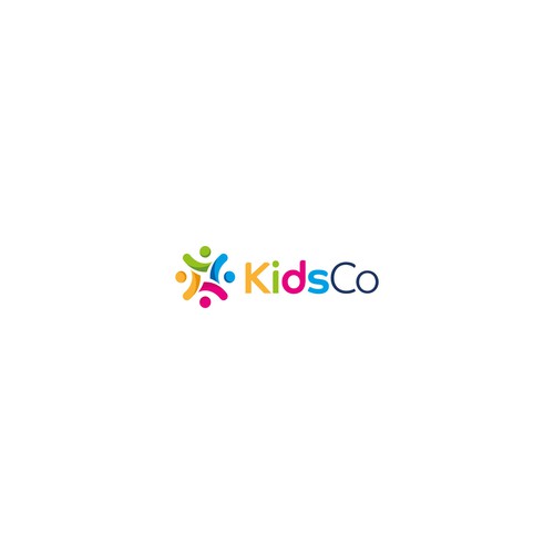 Round logo with the title 'Bold design for Corporate Kids Holiday Program.'