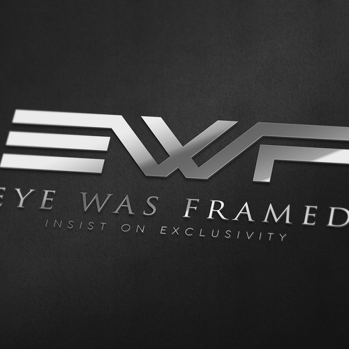 Card logo with the title 'Create the next logo for Eye Was Framed® or ( EWF )'