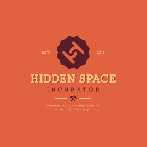 Brand logo with the title 'Hidden Space'