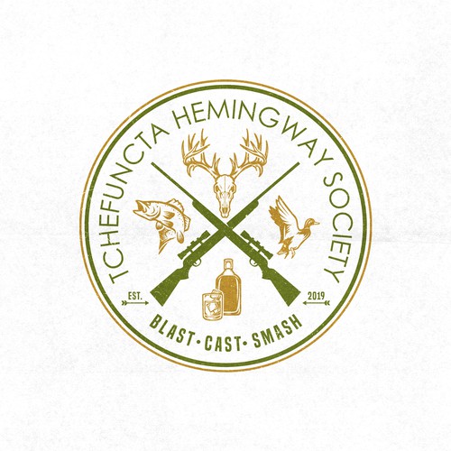 Outdoors design with the title 'Logo Concept for Tchefuncta Hemingway Society'