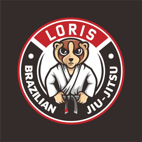 Brazil logo with the title 'LORIS Brazilian Jiu-Jitsu logo'