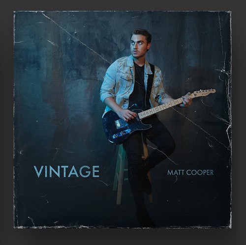 Studio design with the title 'Vintage Album Cover'