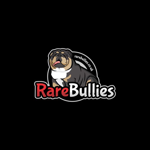 Kennel design with the title 'Rare Bullies Sit'