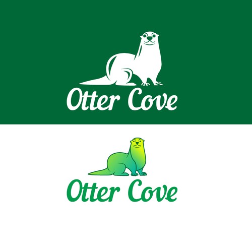 Otter logo with the title 'Simple Otter Logo'