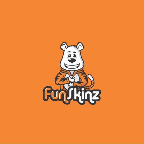 Crocodile logo with the title 'FunSkinz'