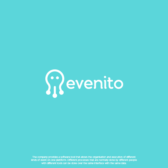 Event brand with the title 'evenito - logo design'