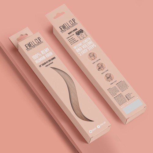 Skincare packaging with the title 'package and Logo design'