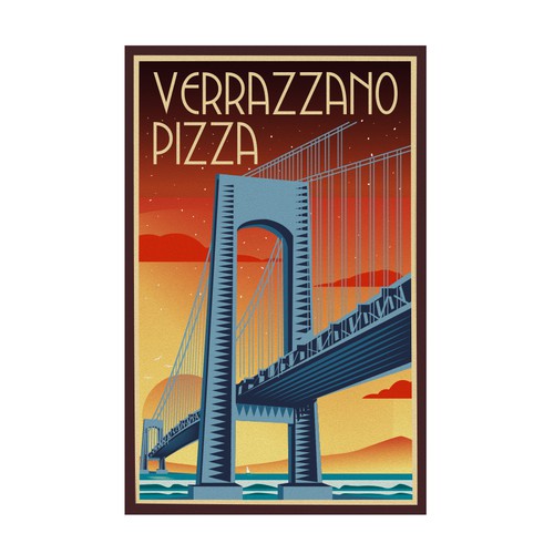 Pizza brand with the title 'Verrazzano Pizza'