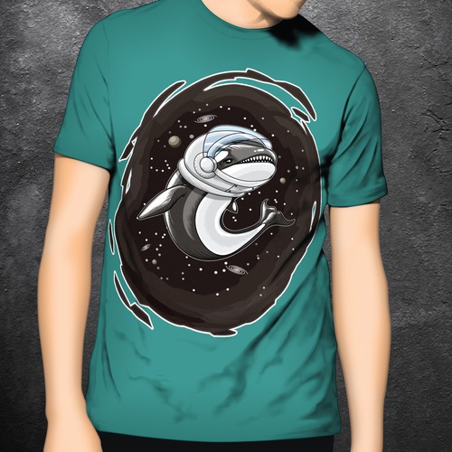 Unique t-shirt with the title 'T-Shirt Design of Orca'