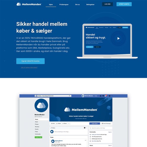 Innovative brand with the title 'Strength, modernity and innovation are the title of this job'