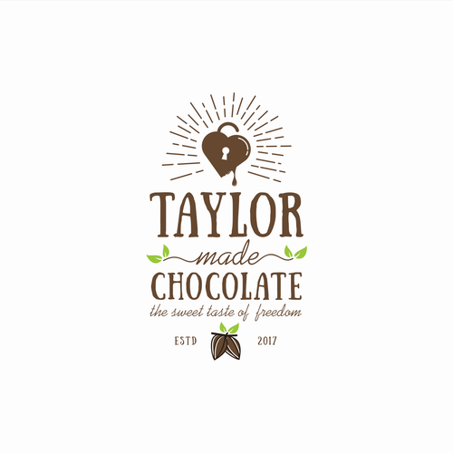 Chocolate brand with the title 'taylor made chocolate'