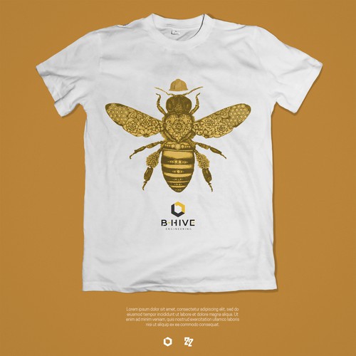 Graphic t-shirt with the title 'T-shirt Graphic design for an engineering company'