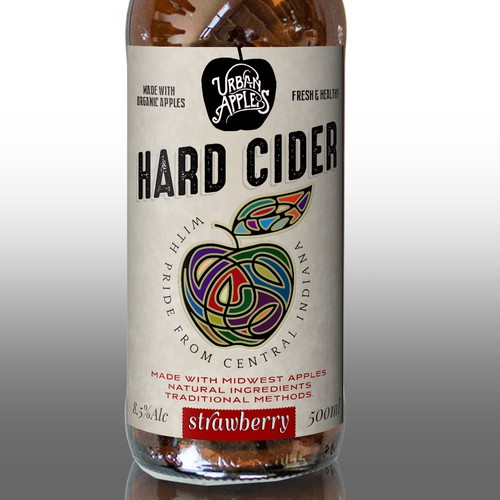 Cider label with the title 'Cider label'